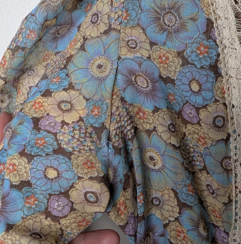 Gunne Sax vintage floral dress sz M - Picture 9 of 16